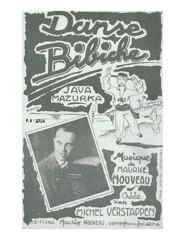 télécharger la partition d'accordéon Danse Bibiche (Java Mazurka) au format PDF