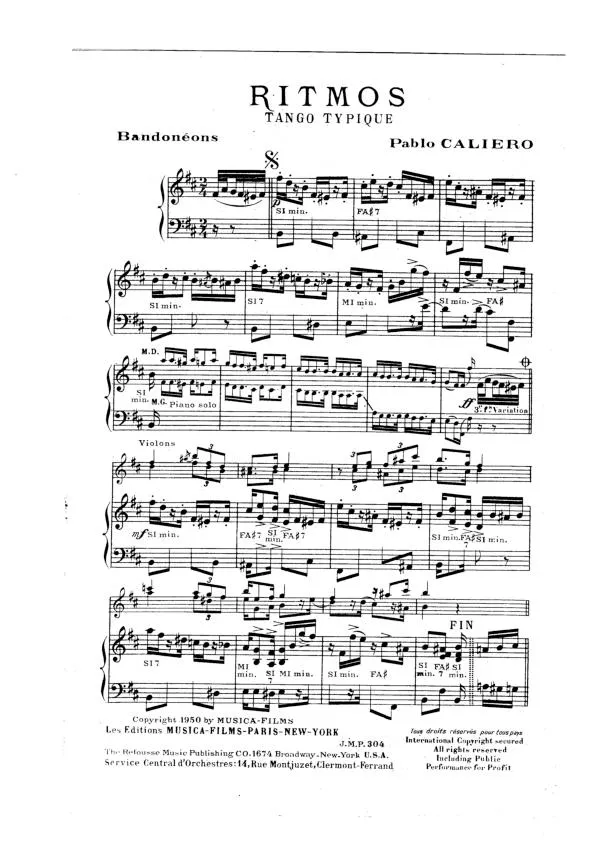 télécharger la partition d'accordéon Ritmos (Duo d'Accordéons) (Tango Typique) au format PDF