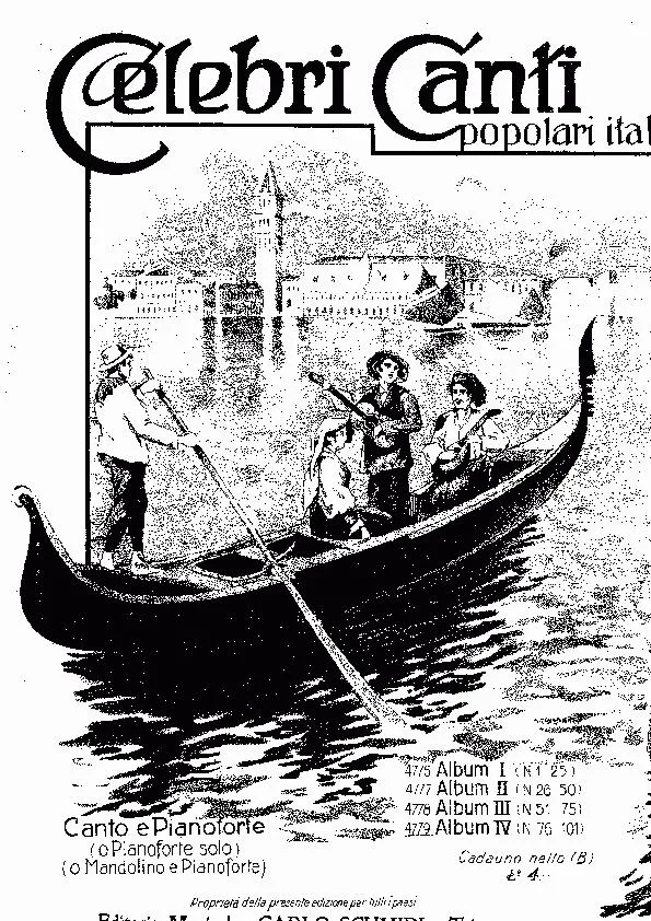 télécharger la partition d'accordéon Celebri canti popolari italiani  (Volume 4) au format PDF