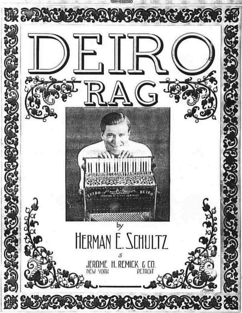 télécharger la partition d'accordéon Deiro Rag (Arrangement : Herman E Schultz) au format PDF