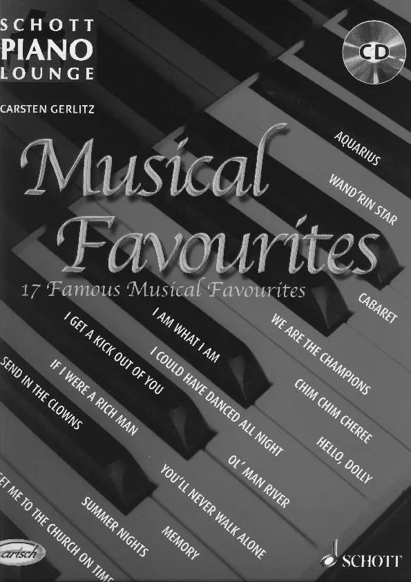 télécharger la partition d'accordéon Musical Favourites (17 Famous Musical Favourites) au format PDF