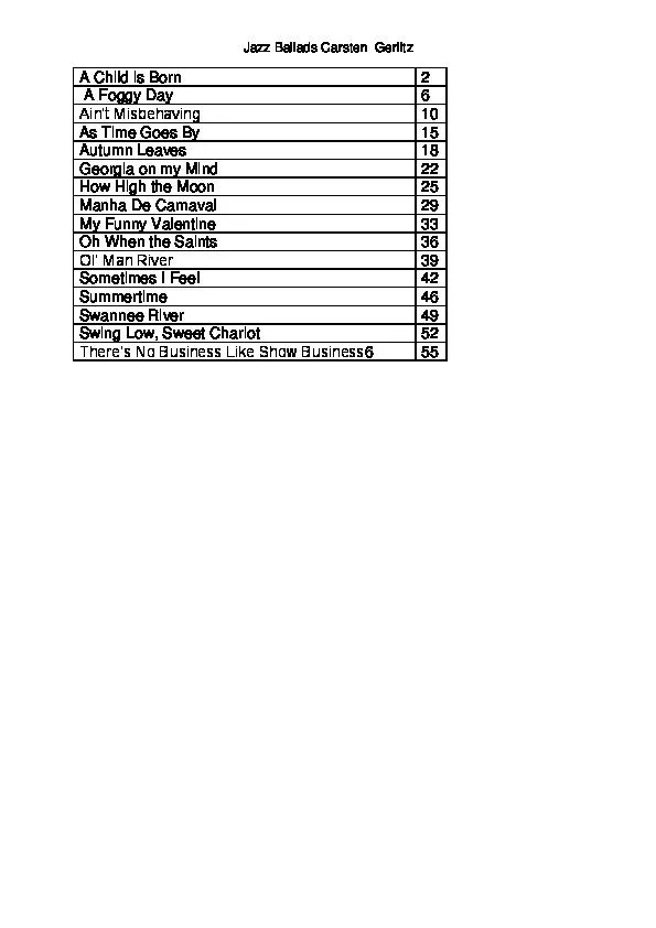 télécharger la partition d'accordéon Jazz Ballads (16 Famous Jazz Ballads) au format PDF