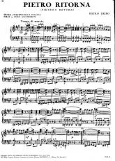télécharger la partition d'accordéon Pietro Ritorna (Pietro's Return) au format PDF