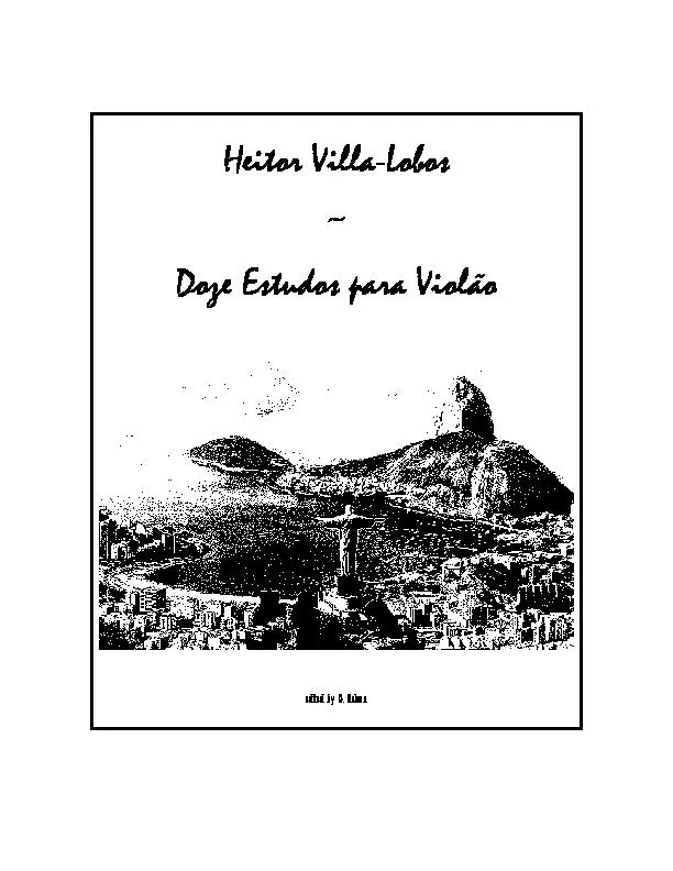 télécharger la partition d'accordéon Doze Estudos para Violão (12 Etudes pour Violon) au format PDF