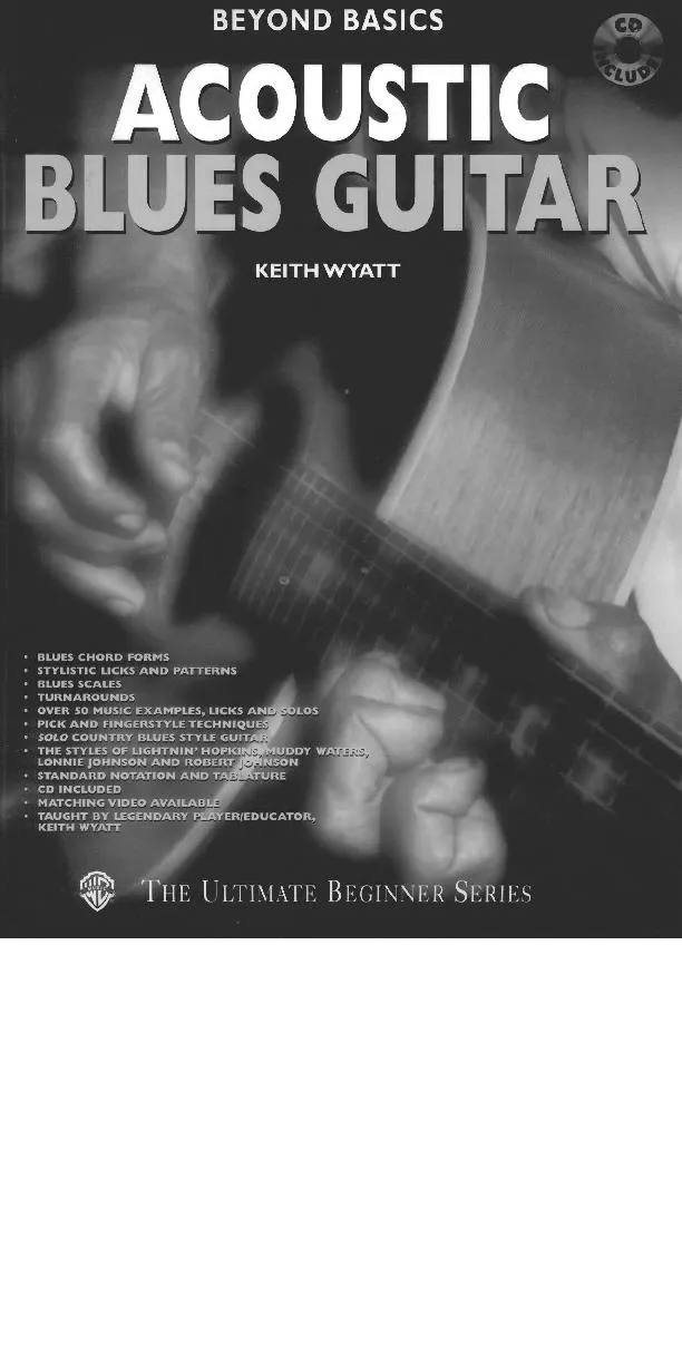 télécharger la partition d'accordéon Beyond Basics : Acoustic Blues Guitar Keith Wyatt au format PDF