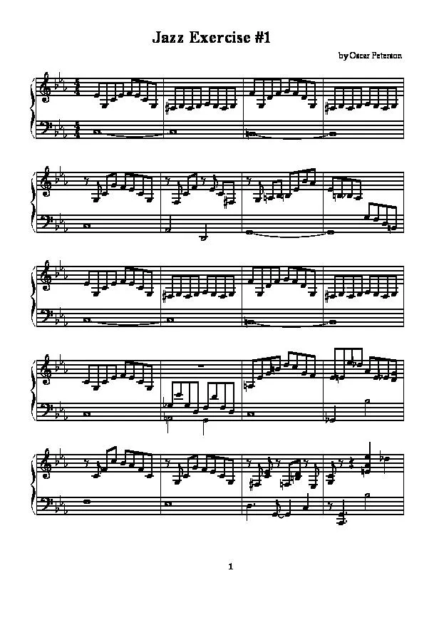 télécharger la partition d'accordéon 13 Exercises de Jazz au format PDF