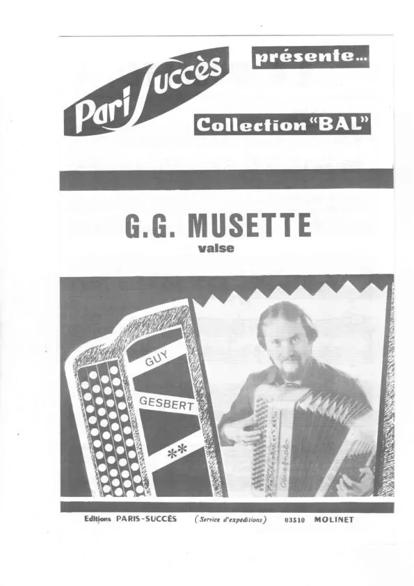 télécharger la partition d'accordéon G G Musette (Valse) au format PDF