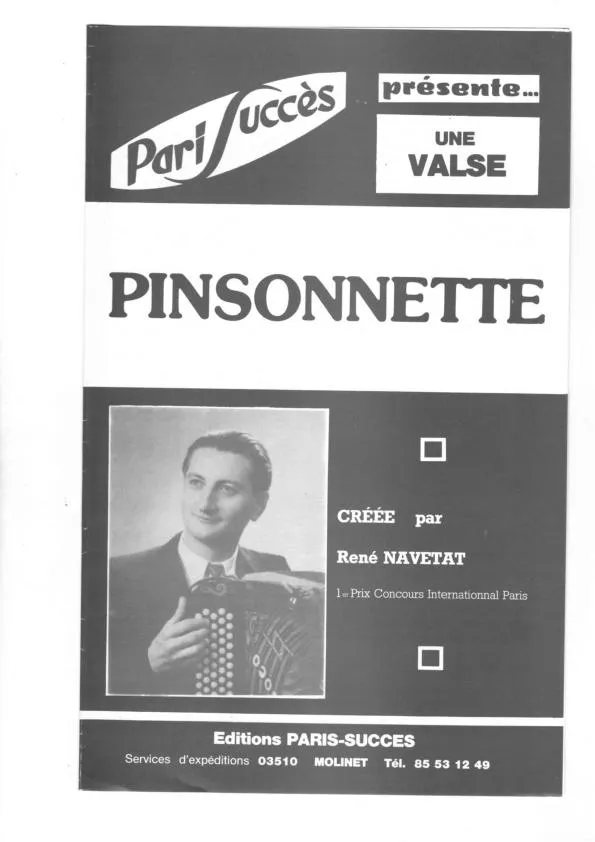 télécharger la partition d'accordéon Pinsonnette (Valse) au format PDF