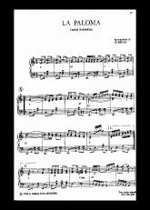 télécharger la partition d'accordéon La paloma (Arrangement : Jo Privat) (Tango Chanté) au format PDF