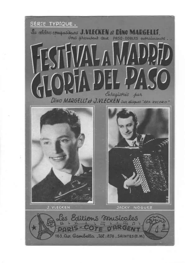 télécharger la partition d'accordéon Festival à Madrid (Paso Doble) au format PDF