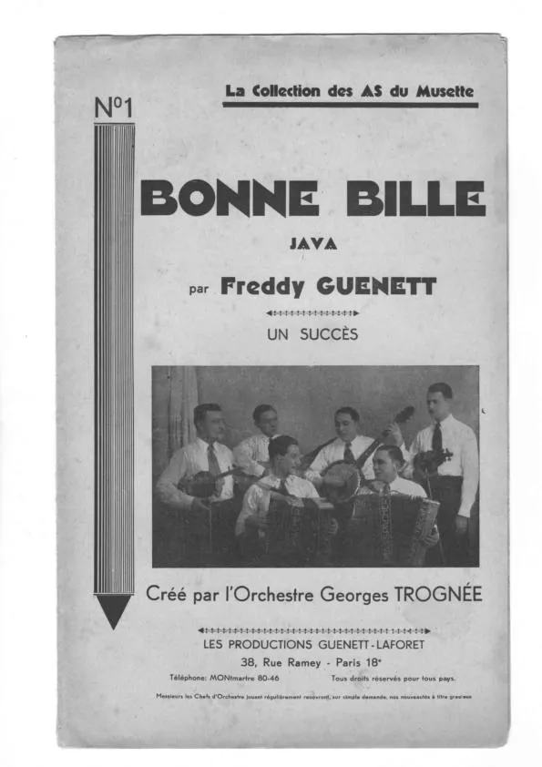 télécharger la partition d'accordéon Bonne Bille (Orchestration Complète) (Java) au format PDF