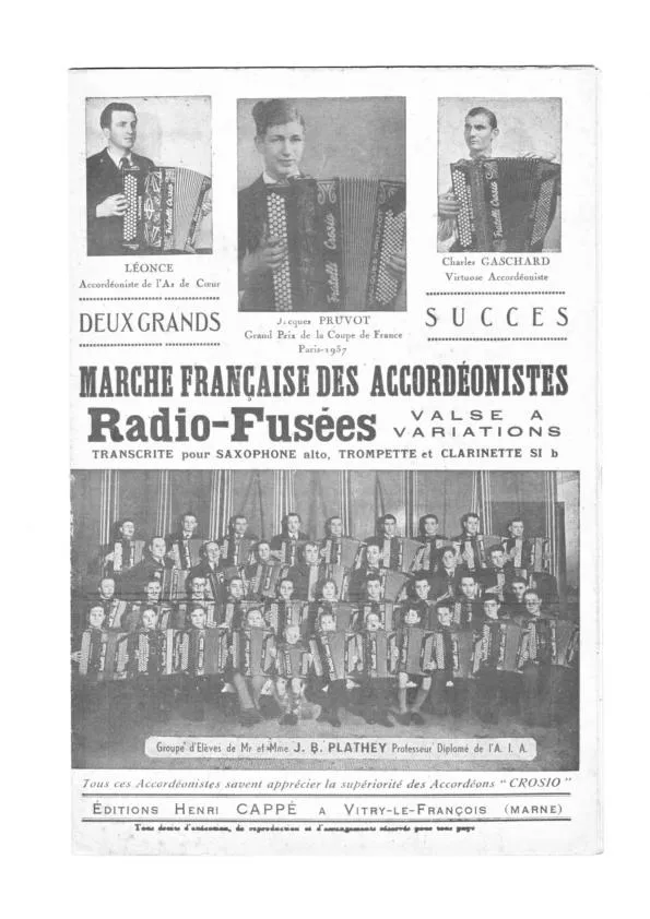 télécharger la partition d'accordéon Radio Fusées (Orchestration Complète) (Valse à Variations) au format PDF