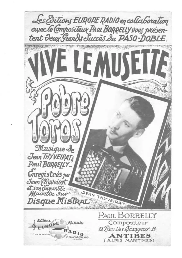 télécharger la partition d'accordéon Vive le musette (Marche) au format PDF