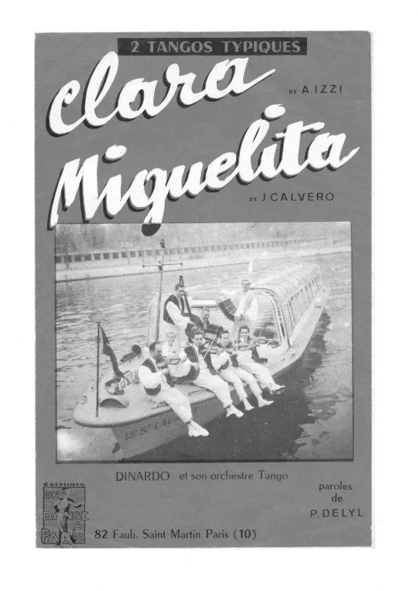 télécharger la partition d'accordéon Clara (Tango) au format PDF
