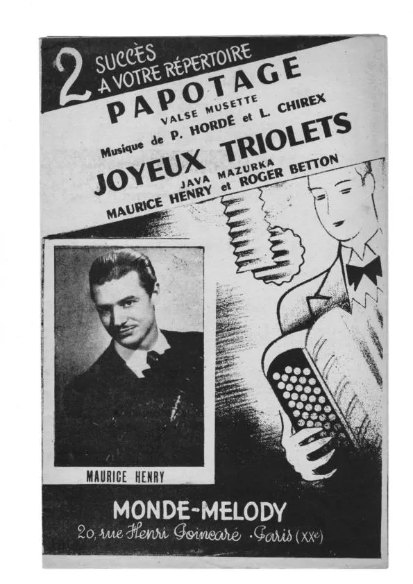 télécharger la partition d'accordéon Papotage (Valse Musette) au format PDF