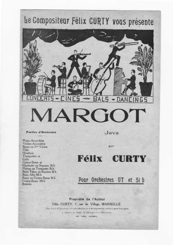 télécharger la partition d'accordéon Margot (Orchestration Complète) (Java) au format PDF