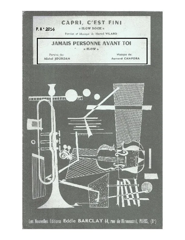 télécharger la partition d'accordéon Jamais personne avant toi (Orchestration Complète) (Slow) au format PDF