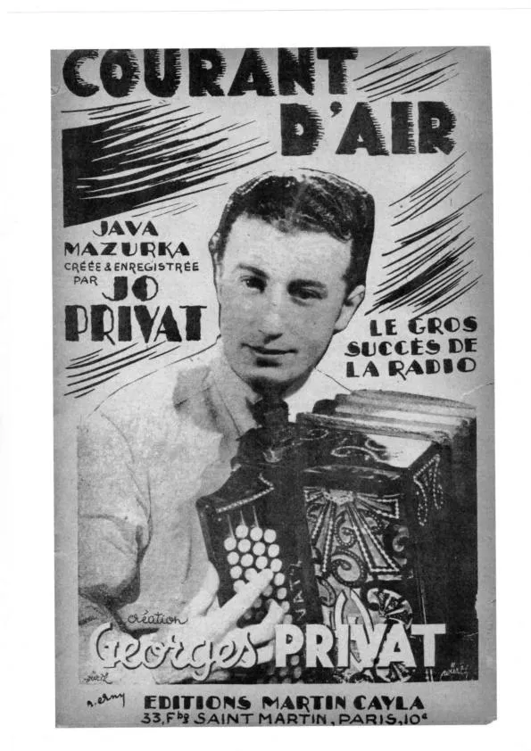 télécharger la partition d'accordéon Courant d'air (Java Mazurka) au format PDF
