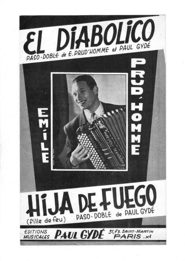 télécharger la partition d'accordéon El Diabolico (Paso Doble) au format PDF