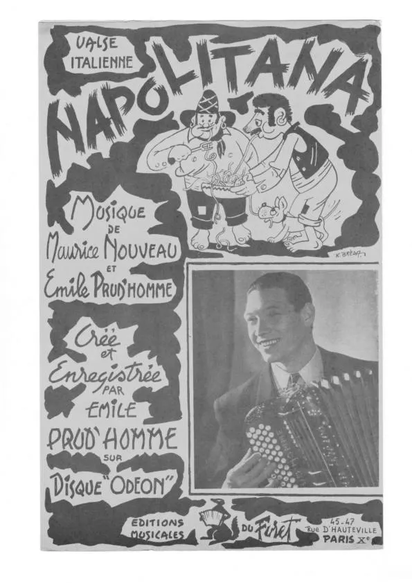 télécharger la partition d'accordéon Napolitana (Orchestration) (Valse Italienne) au format PDF