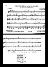 télécharger la partition d'accordéon Sébastien et la Mary Morgane (La sirène aux longs cheveux) au format PDF