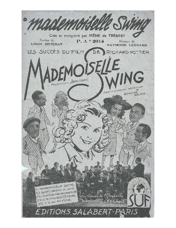 télécharger la partition d'accordéon Mademoiselle Swing (Fox) au format PDF