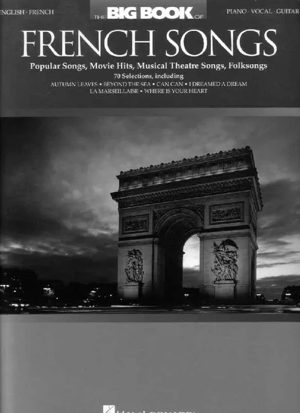 télécharger la partition d'accordéon The big book of french songs (70 Titres) au format PDF