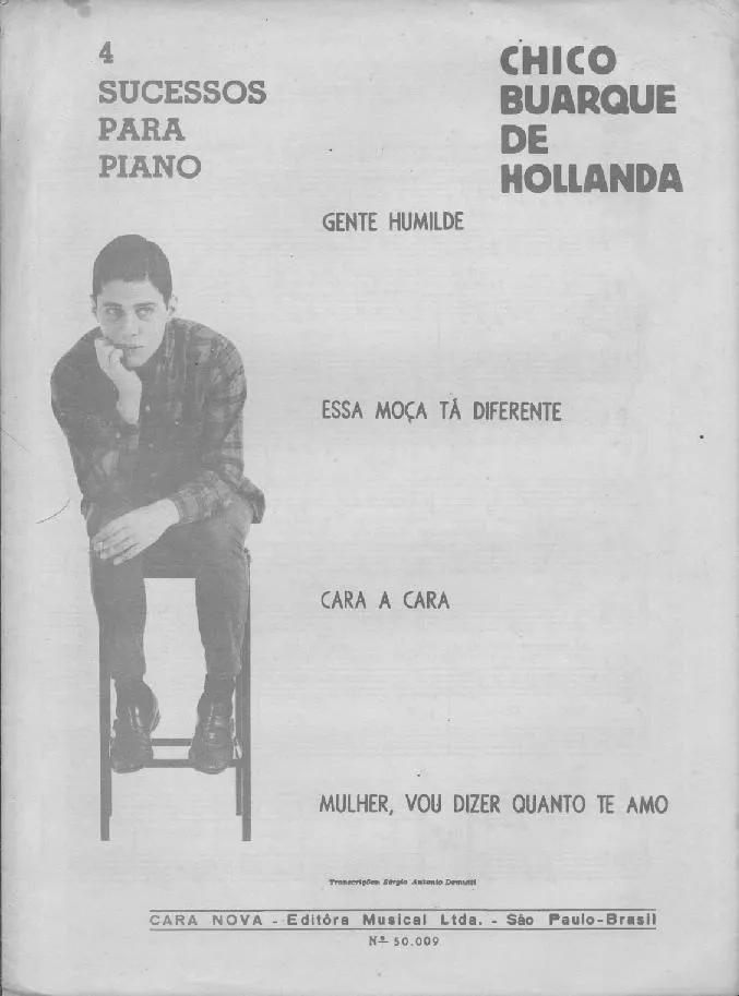 télécharger la partition d'accordéon Chico Buarque de Hollanda : 4 sucessos para piano au format PDF