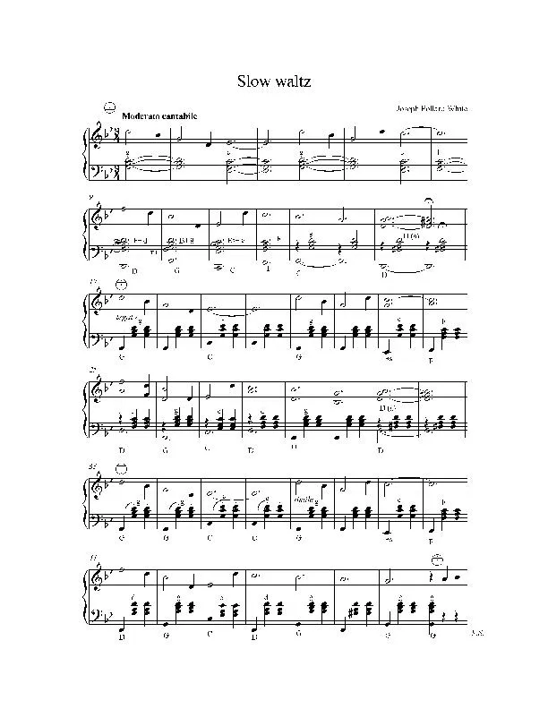 télécharger la partition d'accordéon Slow Waltz (Arrangement janusz1) au format PDF
