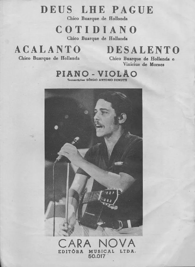 télécharger la partition d'accordéon Chico Buarque (4 Titres) au format PDF