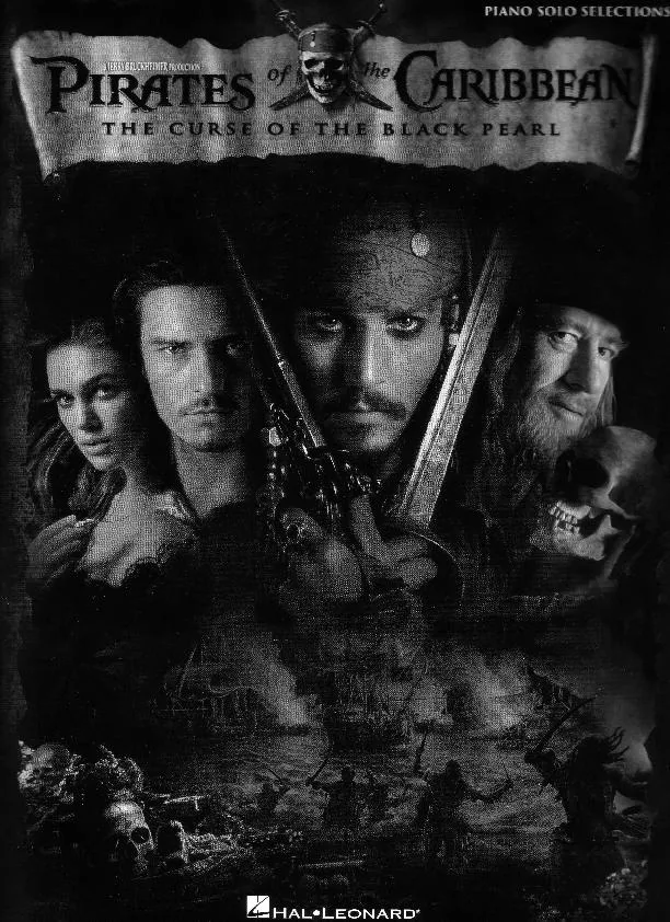 télécharger la partition d'accordéon Pirates of the Caribbean (7 titres) au format PDF