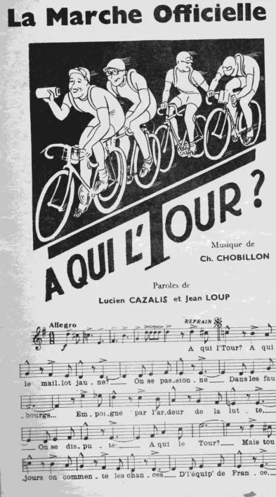 télécharger la partition d'accordéon A qui l' tour (Marche Chantée) au format PDF