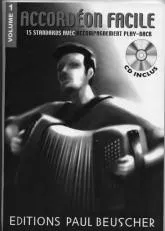 télécharger la partition d'accordéon Accordéon Facile (15 Standards) (Volume 1) au format PDF