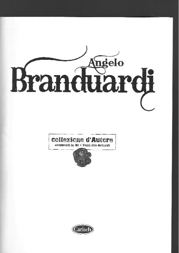 télécharger la partition d'accordéon Recueil :  Angelo Branduardi (1ère partie) au format PDF