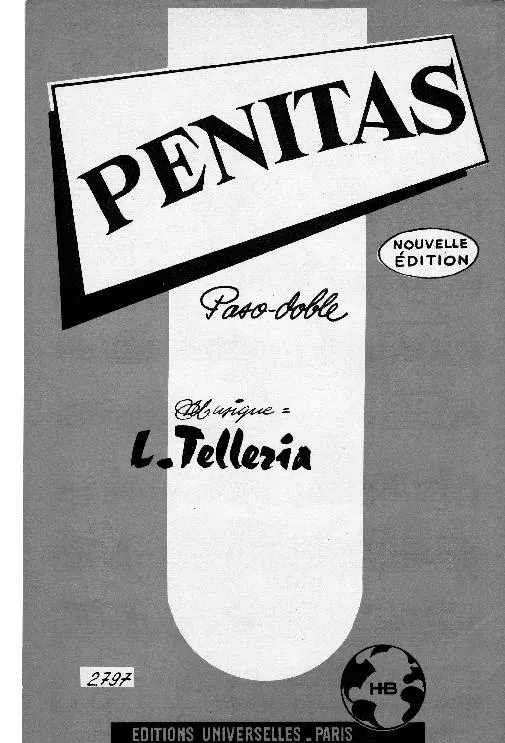 télécharger la partition d'accordéon Penitas (Paso Doble) au format PDF