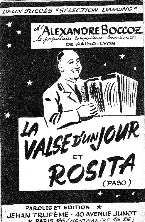 télécharger la partition d'accordéon La valse d'un jour + Rosita (Valse + Paso Doble) au format PDF