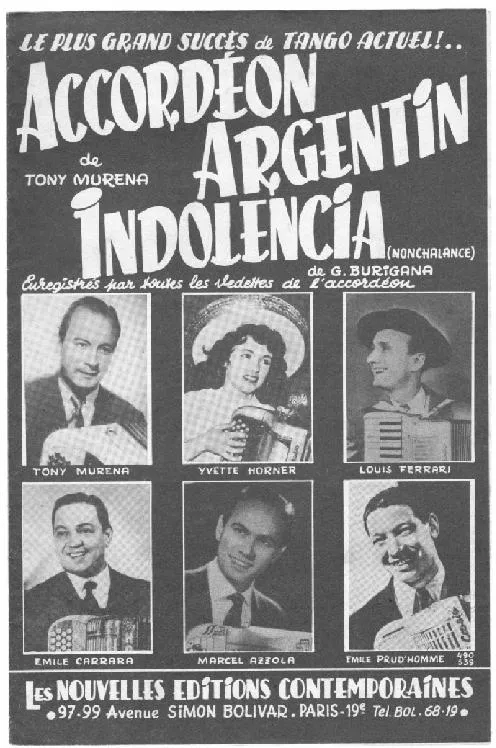 télécharger la partition d'accordéon Accordéon Argentin (Orchestration) (Tango) au format PDF