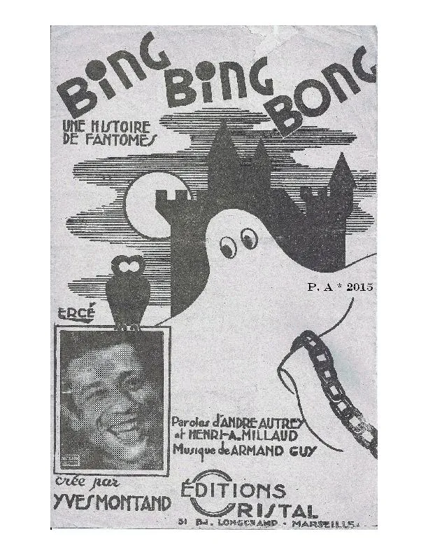 télécharger la partition d'accordéon Bing Bing Bong (Ou : Histoire de Fantôme) au format PDF