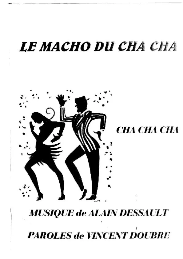 télécharger la partition d'accordéon Le macho du cha cha au format PDF