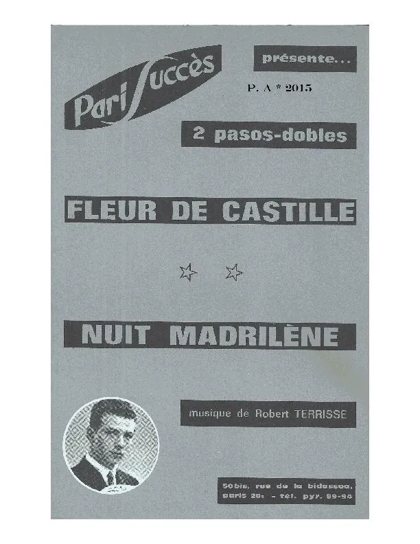 télécharger la partition d'accordéon Fleur de Castille (Orchestration) (Paso Doble) au format PDF