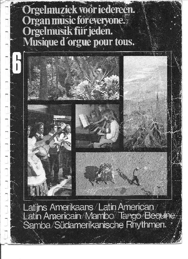 télécharger la partition d'accordéon Recueil Musique d'Orgue pour Tous (Latin American) (Volume 6) (44 titres) au format PDF