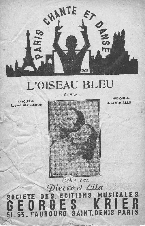 télécharger la partition d'accordéon L'oiseau Bleu (Rumba Chantée) au format PDF