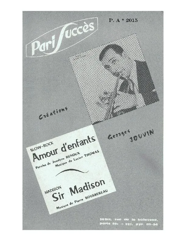 télécharger la partition d'accordéon Amour d'enfants (Orchestration Complète) (Slow Rock) au format PDF