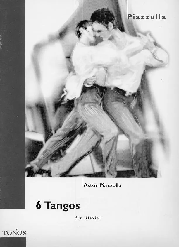 télécharger la partition d'accordéon Astor Piazzolla 6 tangos au format PDF