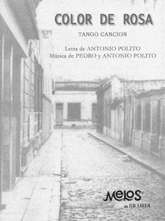 télécharger la partition d'accordéon Color de rosa (Tango) au format PDF