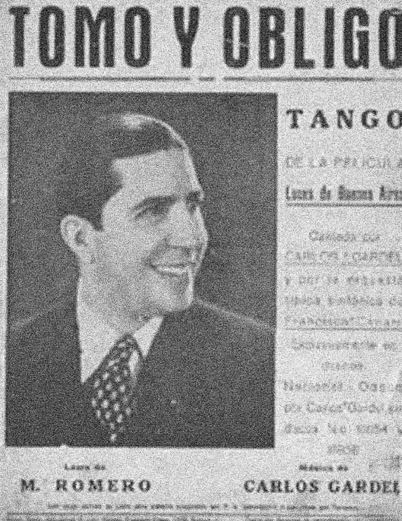 télécharger la partition d'accordéon Tomo y Obligo (Tango) au format PDF