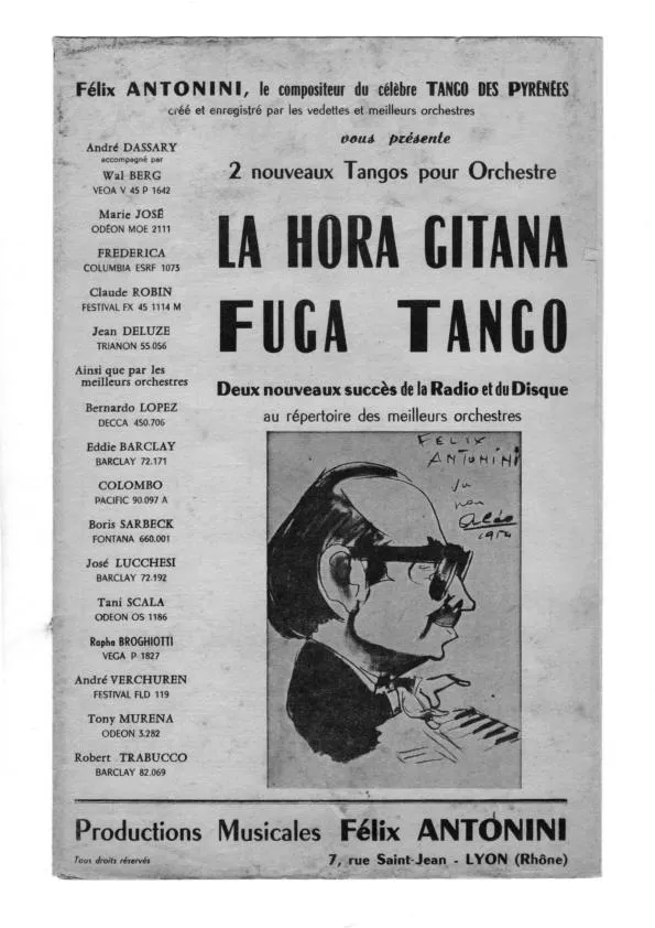 télécharger la partition d'accordéon La Hora Gitana (Duo d'Accordéons) (Tango Typique) au format PDF