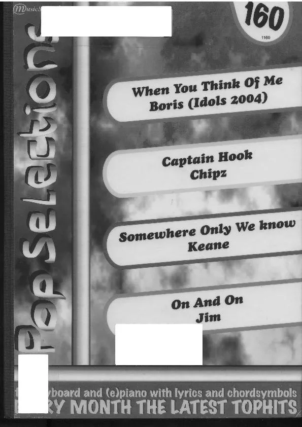télécharger la partition d'accordéon Pop Sélections (Volume n°160) au format PDF