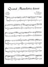 télécharger la partition d'accordéon Quand Manoletta danse (Paso Doble) au format PDF