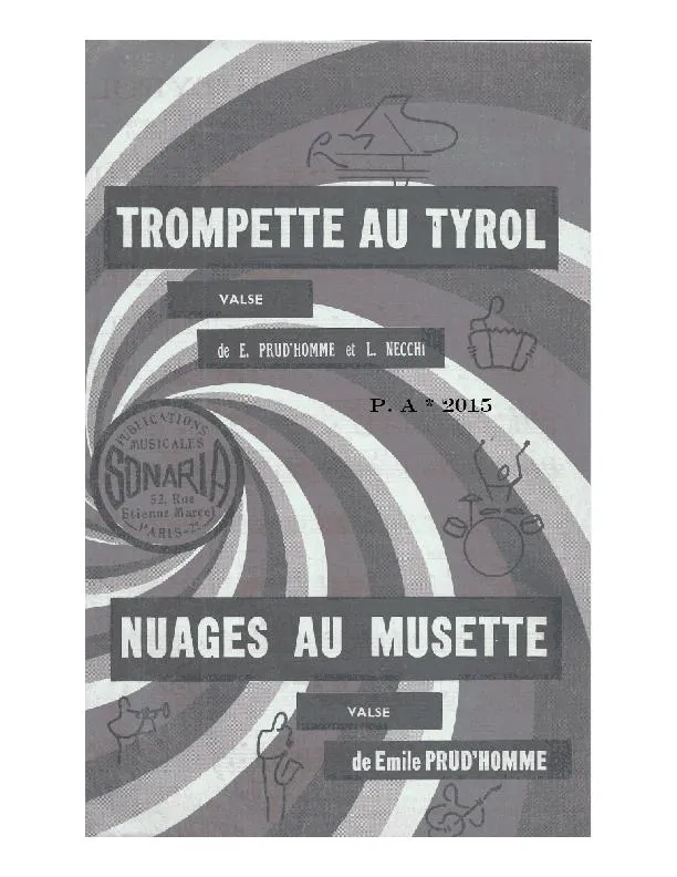 télécharger la partition d'accordéon Nuages au Musette (Valse) au format PDF